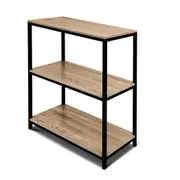 3 Tier Display Bookshelf Shelf Book Rack Bookcase Storage Organizer Storage