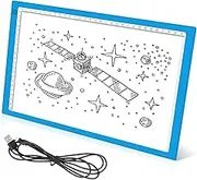 A4 Light Table, Dimmable Light Board, LED Light Pad A4, LED Drawing Board, Light Pad for Drawing, Diamond Painting, Sketching, X-Ray Viewing