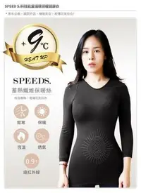在飛比找Yahoo!奇摩拍賣優惠-台灣製【SPEED S.】 科技能量循環保暖健康衣（Free