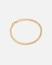 [SAINT MORTA] Saint Morta Snake Chain Bracelet Gold - Size 8 8 Gold