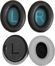 Replacement Ear Pads Cushions Compatible with Bose QuietComfort 35 QC35 I II Headphones (Black)
