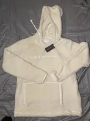 Yes Theory Seek Discomfort Pull Over Furry Hoodie