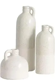 [Sullivans] Jug Vase Set, Farmhouse Aesthetic Décor for Your Kitchen, Bedroom, Office, Living Room, Bathroom, Coffee Table/Centerpiece Table Decorations (CM2875)