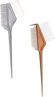 VINTORKY 2Pcs Hair Dye Brush Flexible Applicator for Easy Coloring for Salon DIY Use for Hair Tinting Highlights Keratin Treatments