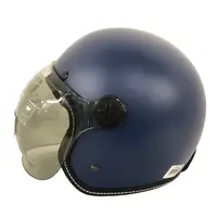 在飛比找蝦皮商城優惠-EVO 3/4罩泡泡鏡騎士帽(平藍 L)[免運][大買家]