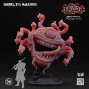 Beholder - Bakrel the Malicious Pose 2 | Big Bad Evil Guy | Arcane Minis | 35mm