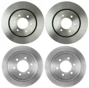 Brembo Front Rear Brake Disc Rotors Kit For Ford F-150 '10-'11 Base Payload Pkg