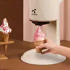 Ice Cream Maker Portable Sturdy Appliance Small for Home Kitchen Household