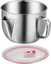 Grease Separator - Fat Removal Cup for Gravy, Edible Oil Strainer | BPA Fat Skimmer, Heat Resistant Kitchen Separator, Easy Grease Defactor, Professional Cooking Tool