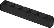 WHAMVOX Guitar Supply Black Ebony Nut Neck Support for Acoustic Classical Guitar String Nut Replacement