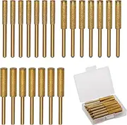 Coolrunner 21 PCS Diamond Chainsaw Sharpener in 3 Sizes (4mm, 4.8mm, 5.5mm) - Polishing Grinding Tool for Electric Chain Saw, Stone Carvings