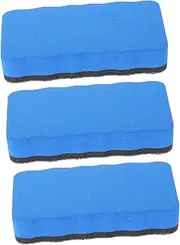 Angoily 3pcs Lightweight Whiteboard Erasers Felt Board Cleaners for Classroom Office Use Portable Magnetic Dry Erasers for Easy Wiping of Whiteboards Chalkboards