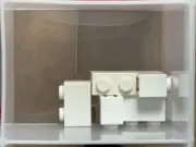 LEGO Parts - White Brick 1 x 2 - No 3004 - QTY 5