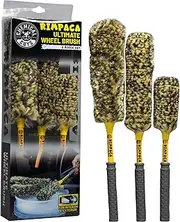 Chemical Guys ACC617 Rimpaca Ultimate Wheel Brush 3 Piece Set (Rimpaca Wheel Cleaners) Safe for Cars, Trucks, SUVs, RVs, Motorcycles & More