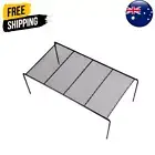 Mesh Large Storage Shelf Metal Black Kitchen Organizer Rack Spice Jar Can Holder