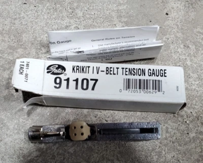 *NEW* Gates V-Belt Tension Guage Unit KRIKIT 91107