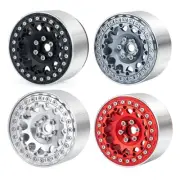 4PC CNC Aluminum Alloy 2.2 Beadlock Wheel Rim for 1/10 RC Car Axial Wraith SCX10