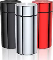 Portable Aluminum Storage Jar 3-Pack,Airtight Smell Proof Container, Metal Water