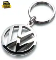 Metal Key Chain Keyring Fob Silver