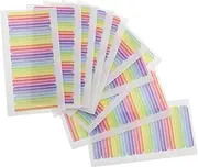 Beatifufu Hair Extension Adhesive Strips 10pcs Double-sided Tape Secure Wig Tape Natural Seam Water-resistant for Styling