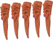 5pcs Scary Witch Fingernails Halloween Cosplay Nails Fake Long Nails Props