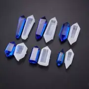 6 Pcs/Set Pendulum Crystal Mold Set for Crystals Pendants,Necklaces