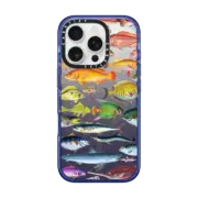 iPhone 16 Pro Impact Case MagSafe Compatible Fish Rainbow