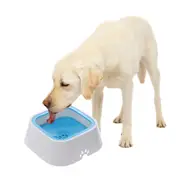 1.5L Pet Dog Cat Water Bowl No-Spill Slow Feeder