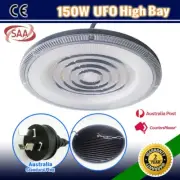 UFO 150W LED HIGH LOW BAY WORK LIGHT WAREHOUSE FACTORY WORK GROW DOWN FLOOD LAMP