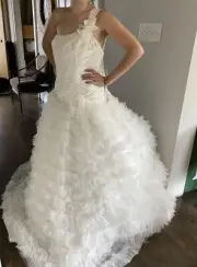 Alfred Angelo Disney Fairytale Collection Sleeping Beauty Sz 16 W Wedding Dress