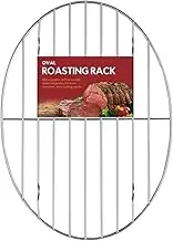 HIC Oval Wire Roasting Baking Broiling Rack, 12-Inches x 8.5-Inches