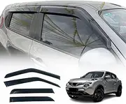 OAD4X4 Weathershields Compatible with Nissan Juke F15 Series 2013-2020, Weather Shields Window Visors Wind Deflectors Sun Rain Guard 4PCS Set