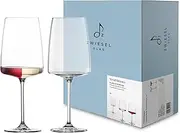 [Zwiesel Glas] Wine Glass Powerful & Spicy Vivid Senses (Set of 2), Filigree Wine Glasses, Dishwasher Safe Tritan Crystal Glasses, Made in Germany (Item No. 122429)