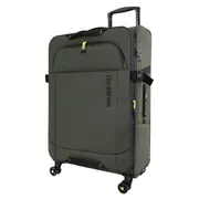 Reebok Pro 78cm LARGE Leather Film Soft Shell Case Airline-Friendly - Khaki
