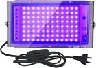 100W UV Black Light, Black Lights for Glow Party, Ultra Thin Black Lights Flood