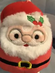Squishmallows Christmas Nick Santa Claus 3,5" Clip-Keychain! New! + Free Gift!