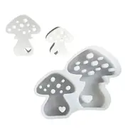Silicone Art Craft Molds Mushroom Shape Ornament Molds for Hand-Making Ornament