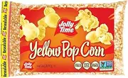 Jolly Time Unpopped Popcorn Kernels, Gourmet Popping Corn for Air Popper Machine or Stovetop, Non-GMO (Yellow Pop Corn, 2 Pound (Pack of 2))