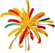 Chenille Stems | Colorful Fuzzy Sticks Firework,Colorful Firework Glowing Twisting Stick Material Package, Spring Festival Toy for Kids