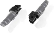 Front Footrests Foot Rest Foot Pegs Pedal Compatible With SV650/X SV1000 GSR250 GSR400 GSR600 GSR750 GSX-S750 GSX-S1000/F GSX-S1000GT(Gray)