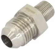 Aeroflow 1/8" Bsp to -6AN Straight Stainless Steel - AF384-06