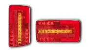 E-MARK NEON LED 2x REAR LIGHTS DYNAMIC INDICATOR TAIL LAMPS TRUCK CAMPER TRACTOR