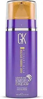 GK Hair Global Keratin Leave in Creams- Sulfate Free Color Safe For All Hair Types (Bombshell COnditioner Cream 100ml)