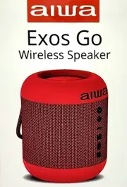 NEW BOXED AIWA EXOS GO BLUETOOTH WIRELESS IPX6 WATERPROOF STEREO SPEAKER. NIB