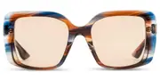 Dita Adabrah DTS716-A-02 Women’s Sunglasses Blue Size 52