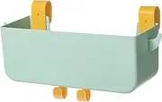 Hanging Storage Organiser Bag，Bedside Caddy,Large Size Bedside Plastic Organizer for Headboards Bunk Beds Hospital Bed Dorm Rooms (Color : Wit, Size : 31x12x21 c (Color : Green, Size : 31x12x21 cm