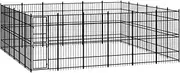 VRAXO Outdoor Dog Kennel Steel 33.18 m² -217.5KG,3097995