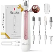 MelodySusie Professional Manicure Pedicure Kit,8-in-1 Electric Nail Drill Set With 5 Speeds,Rechargeable Cordless E-File with 360° LED Light,Perfect Hand Foot Care Trimmer Polish Tools - PC760G