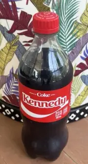 SHARE A COKE with KENNEDY 2025 Personalized Gift 20oz Coca Cola Bottle - NEW