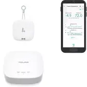 Smart Outdoor Temperature & Humidity Sensor, Hygrometer, Thermometer, 1000' L...